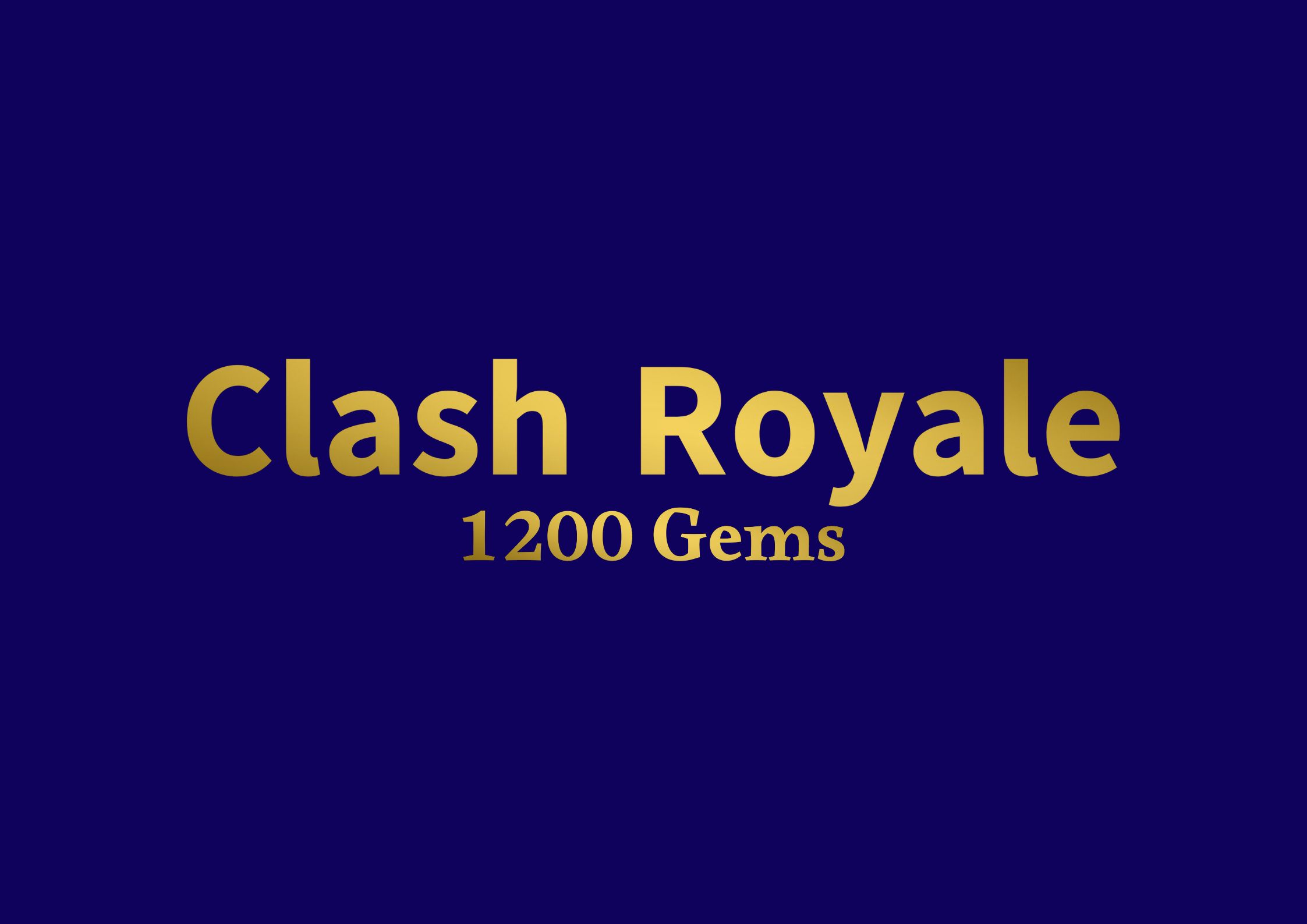 Clash Royale 1200 Gems