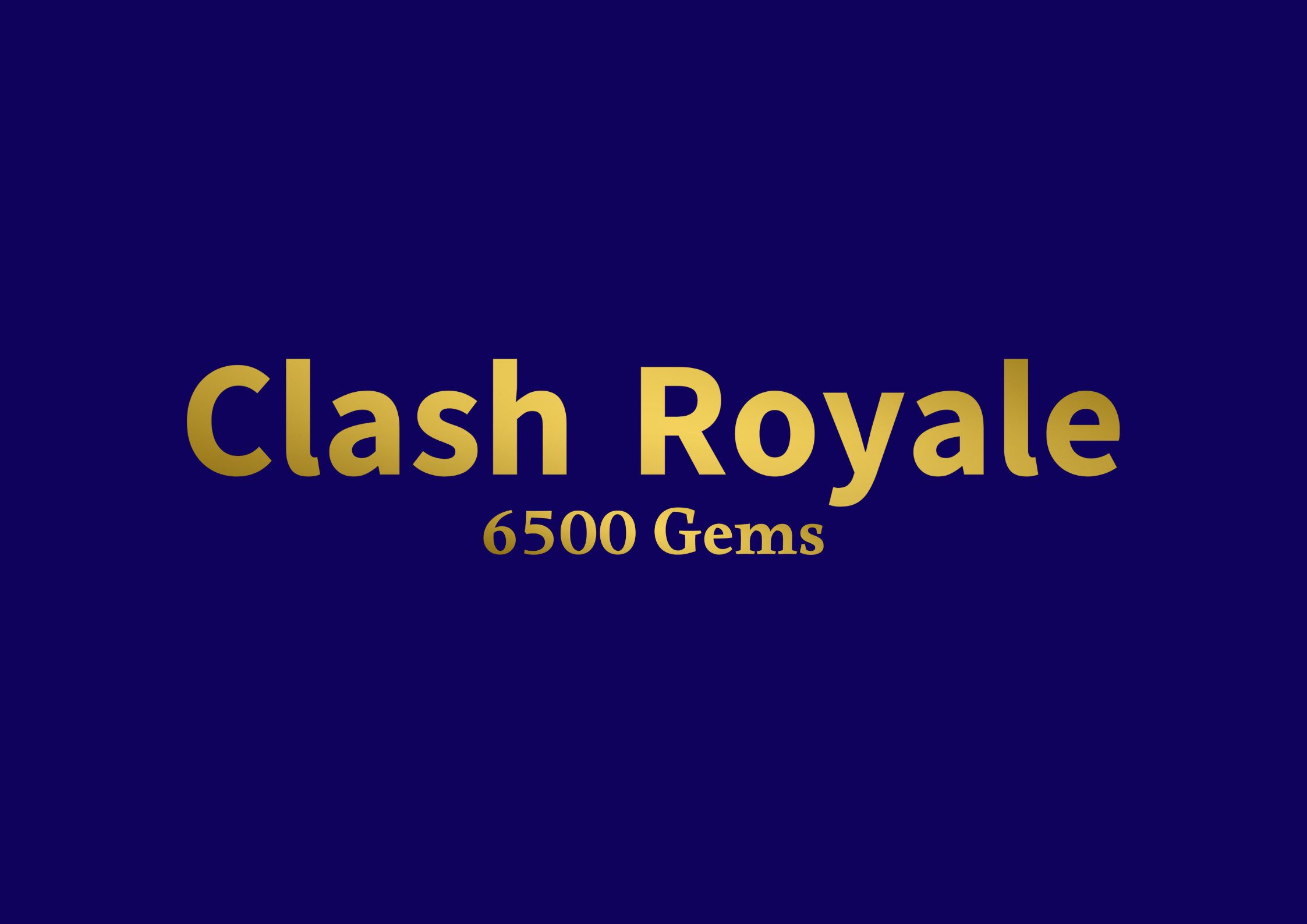 Clash Royale 6500 Gems