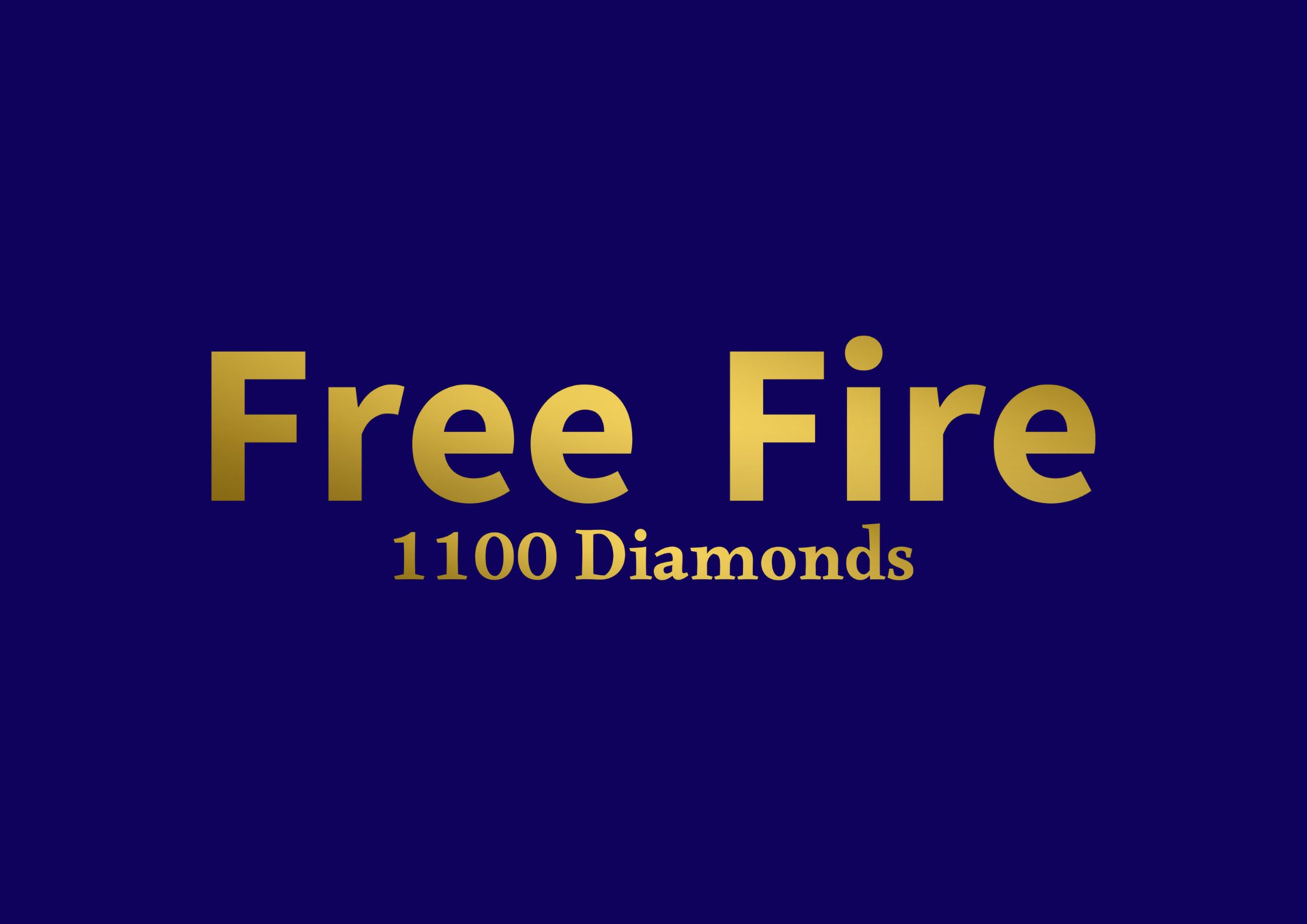 Free Fire 1100 Diamonds
