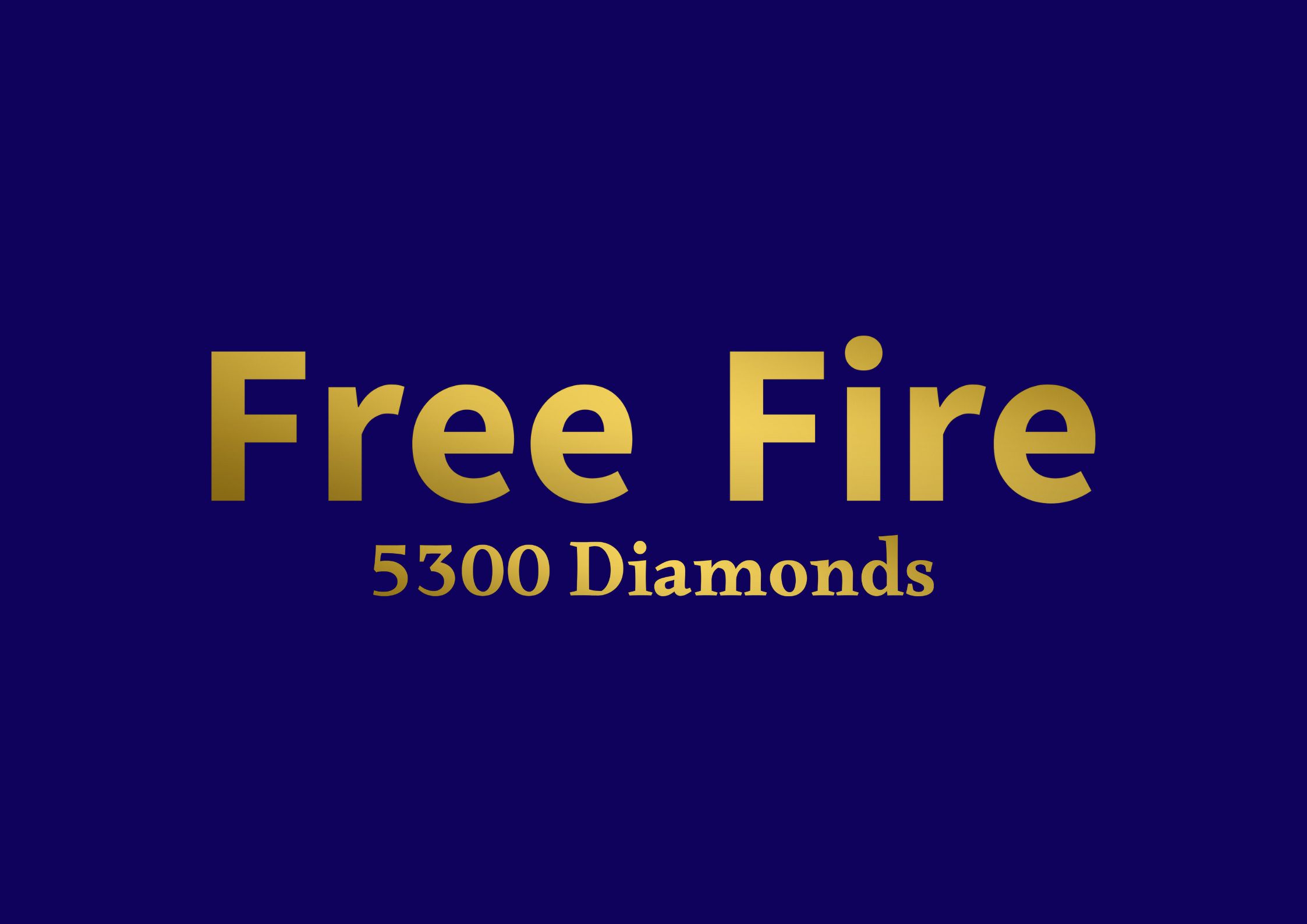 Free Fire 5300 Diamonds