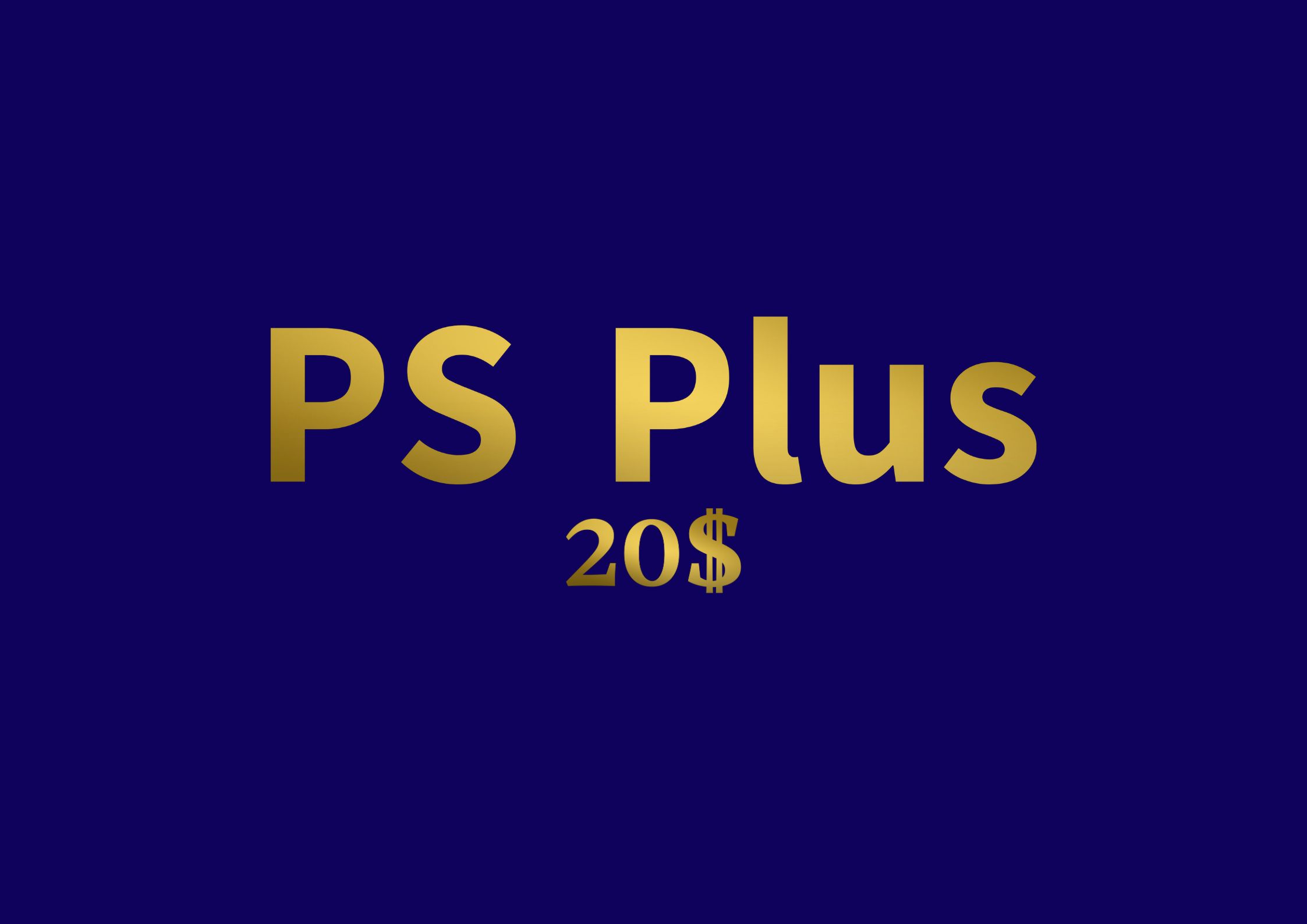 PS Plus 20$