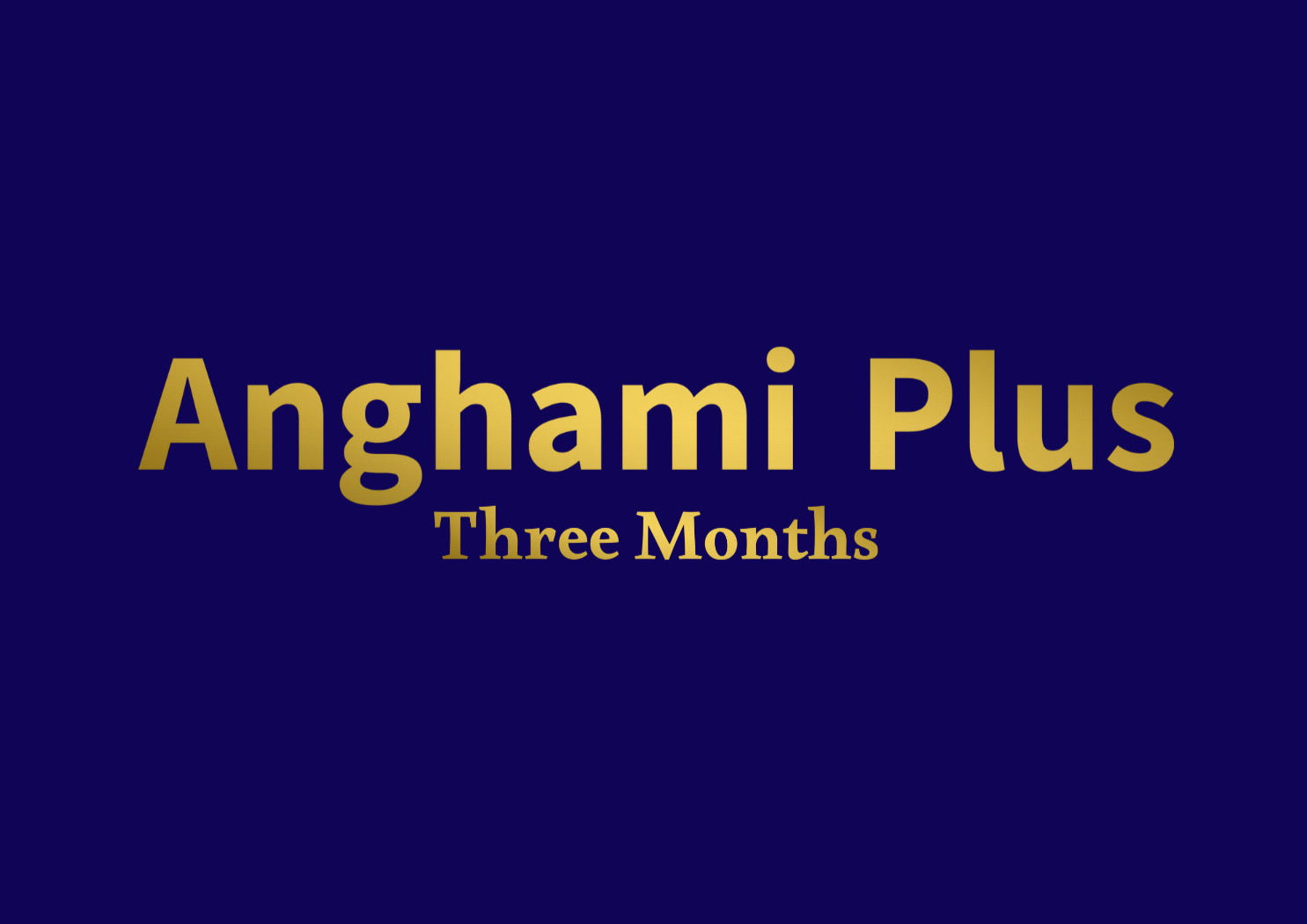 Anghami Three Months
