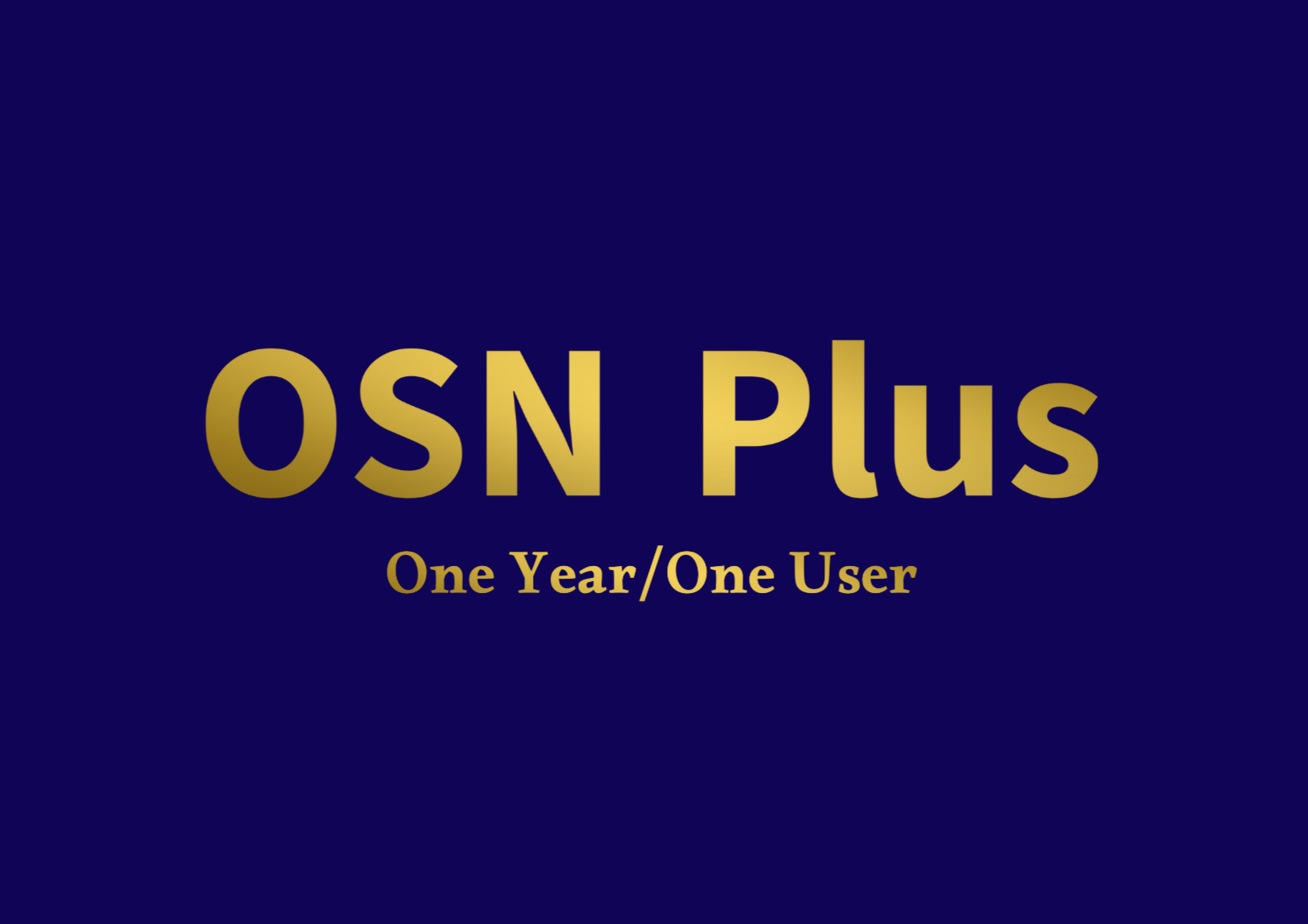 OSN Plus One Year