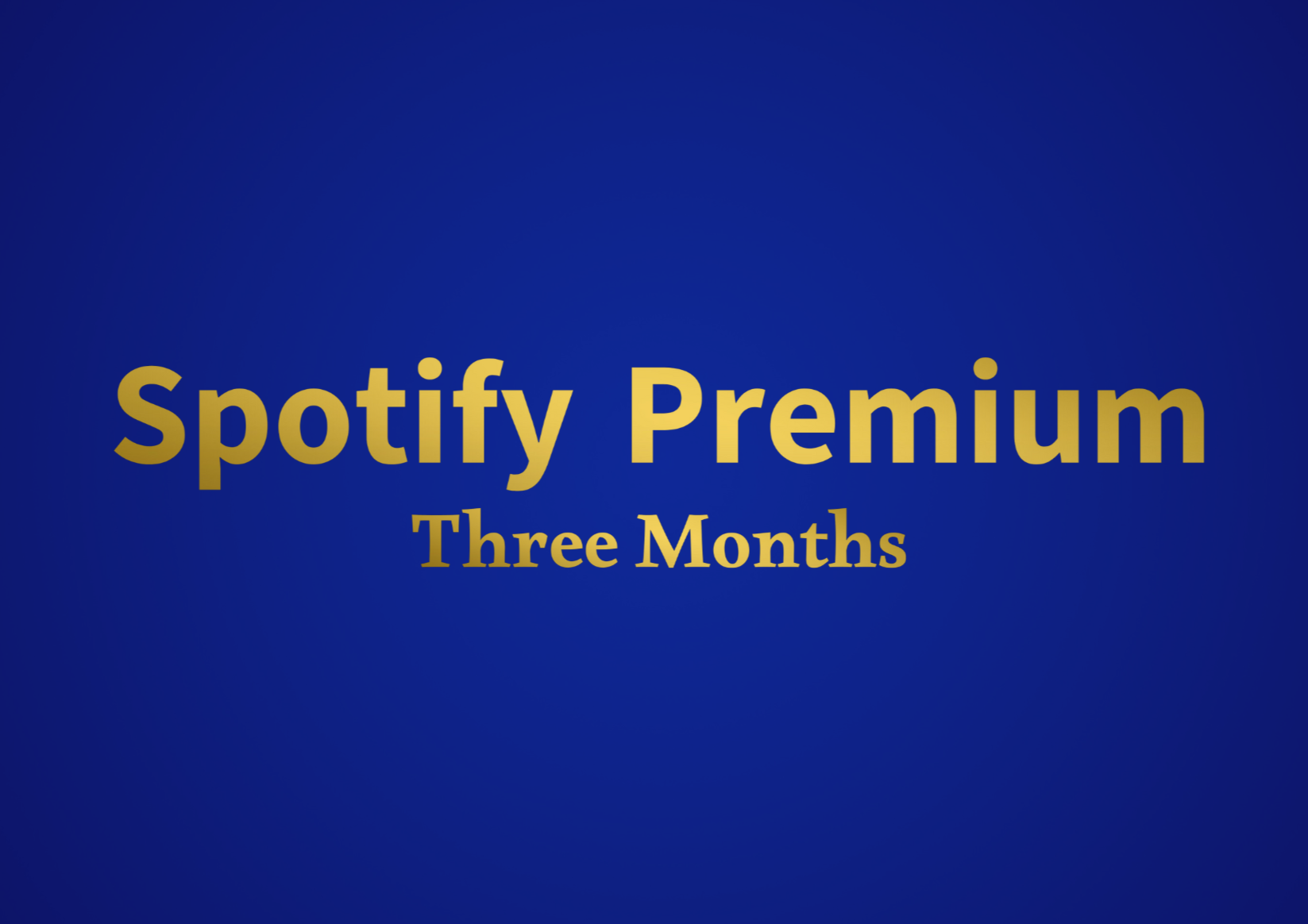 Spotify Three Months